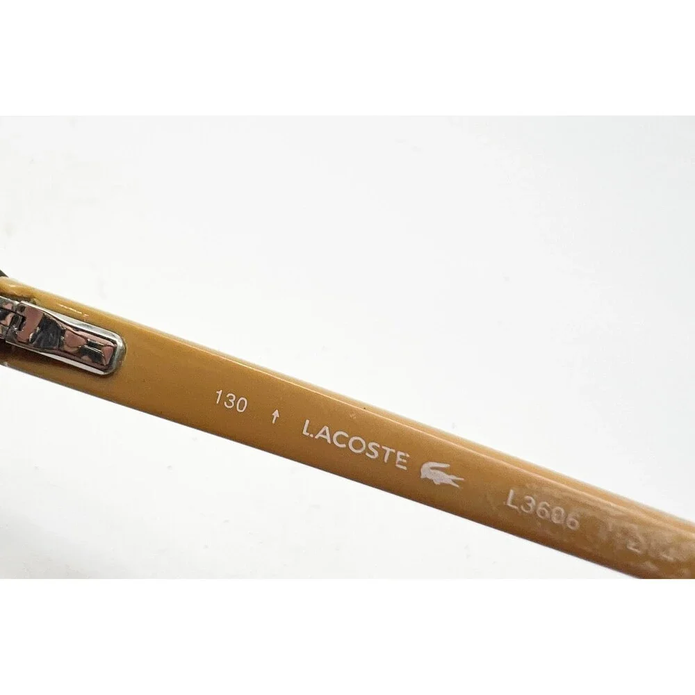 Lacoste L3606 Womens Tortoise Shell Eyeglasses Frames 47-15-130 Brown Tan